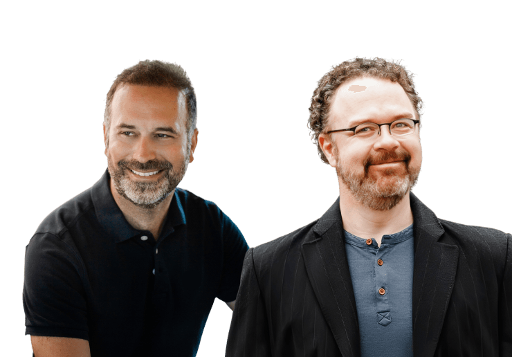 François et Patrick, animateurs du Podcast D*Trading